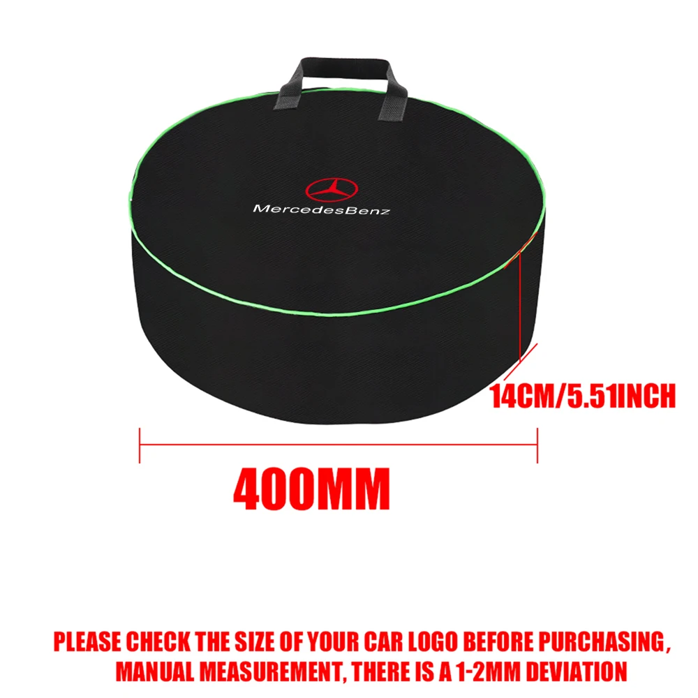 Vehicle Charging Cable Bag Car Chargering Gun Storage Bag Auto Trunk Organizer For Mercedes Benz AMG W204 W205 W210 W211 GLK GLA view 5