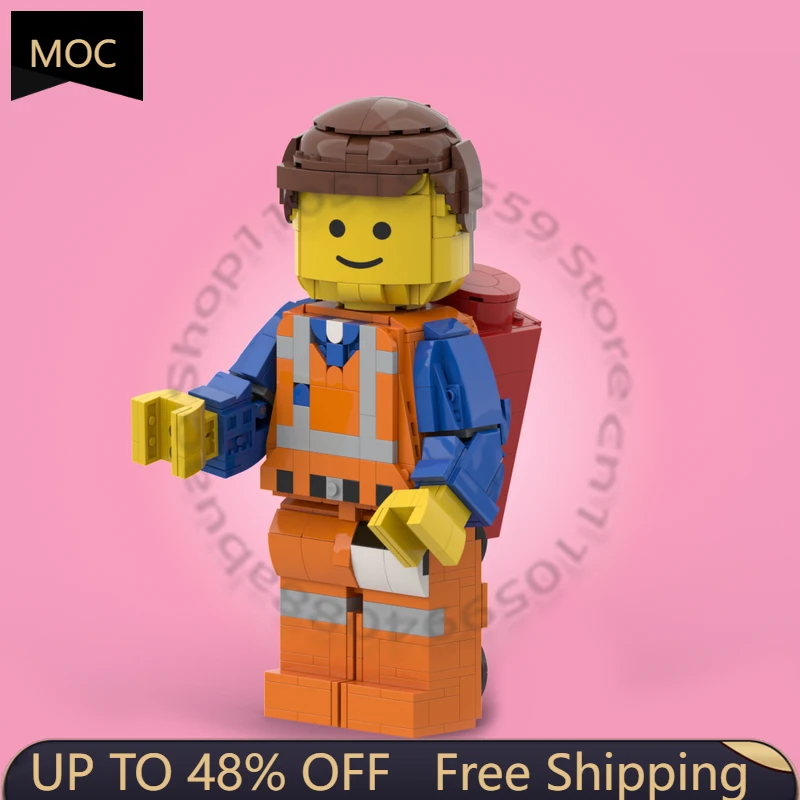 

793 PCS Customize Up scaled minifigure MOC Customize Modular Building Block Technology Creative Design DIY Boy Holiday Toy Gifts