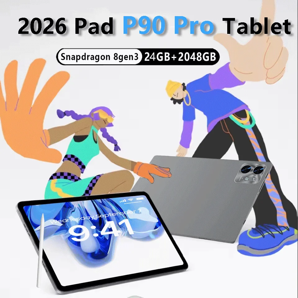 �y�Z�[�����z�O���[�o���� �V�i ���� Pad P90 Pro �^�u���b�gPC Android16 24GB+2TB Snapdragon 8gen3 ��F�� 11�C���` 4K HD�X�N���[�� 5G �~�jPC