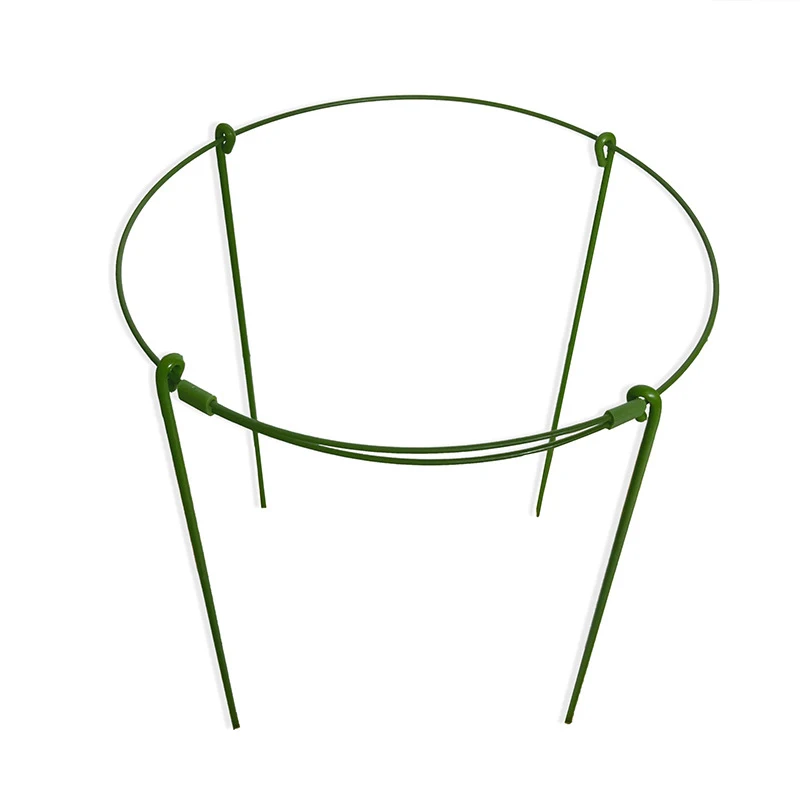 Metal Garden Plant Flower grow Stand Support Stake Ring for Peony Herbaceous Trellis Iron Bonsai Stand Gardening supplies tools