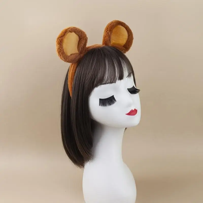 Y3ne 1/3/4pcs Maus Kostümzubehör Set Halloween Dressing Kostüm Maus Ohren Stirnband Schwanztutu für Kinder Mädchen