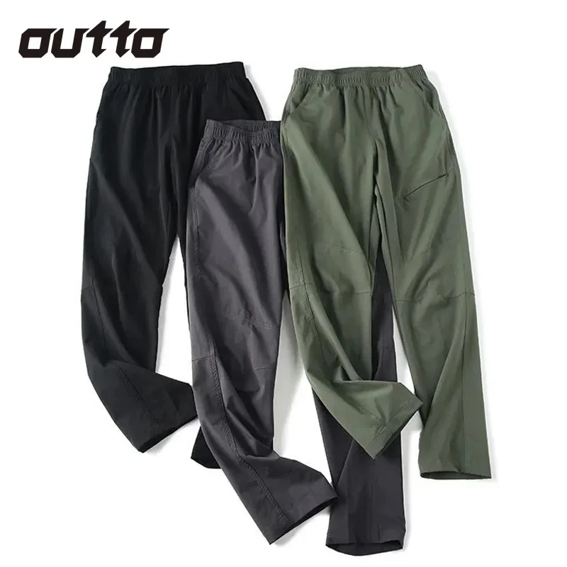 

Outdoor Waterproof Hiking Pants Men's Lightweight Breathable Three-dimensional Cut Sport Trousers Climbing Camping Fishing