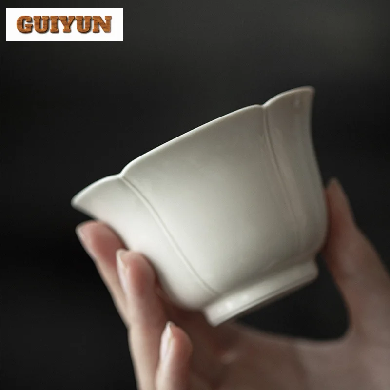 100ml Retro Coarse Pottery Gaiwanhandmade Grass Wood Gray Glaze Tea Tureen Chinese Tea Brewing Cover Bowl Cha Tea Services Gift