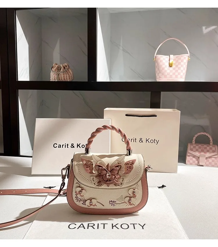 Hoge kwaliteit mode luxe clutch portemonnee dames handtas borduurwerk getextureerde schoudertas vrouwelijke casual tas