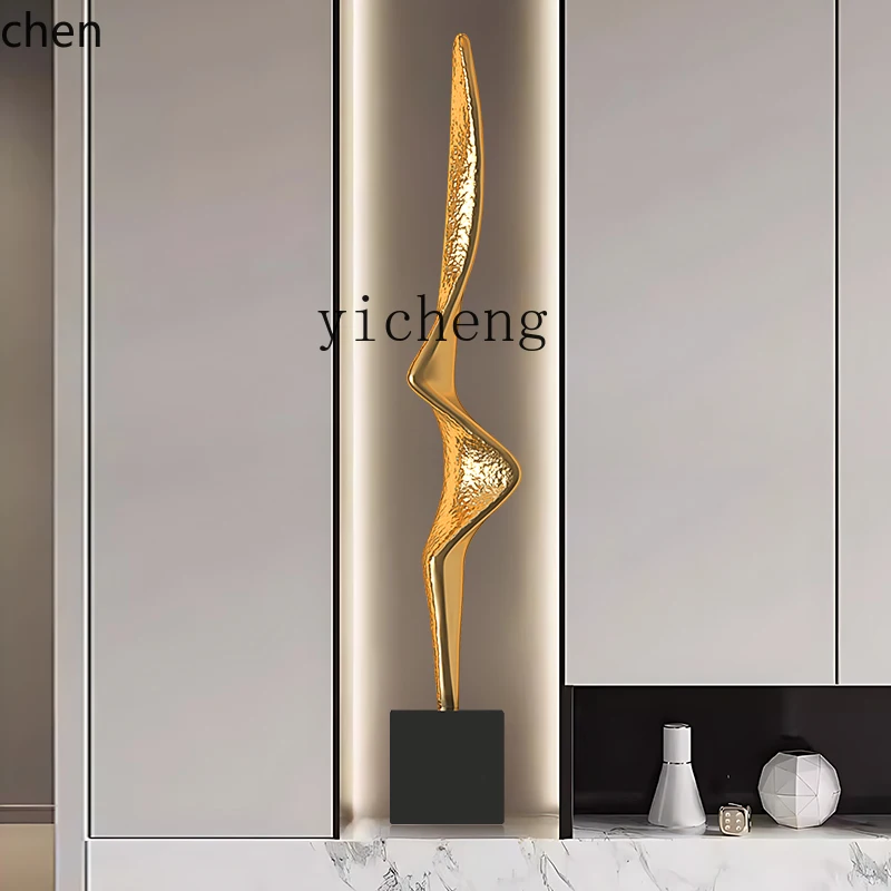 HXL Slender Entrance Ornament Abstract Art TV Cabinet Niche Villa Stairs Corner Aisle Decoration