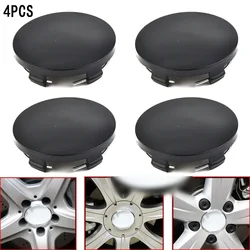 4pcs/set 56mm 60mm Car Wheel Hub Center Caps ABS Black/Silver Universal Vehicle Wheel Hub Center Cap Cover Badge Emblem