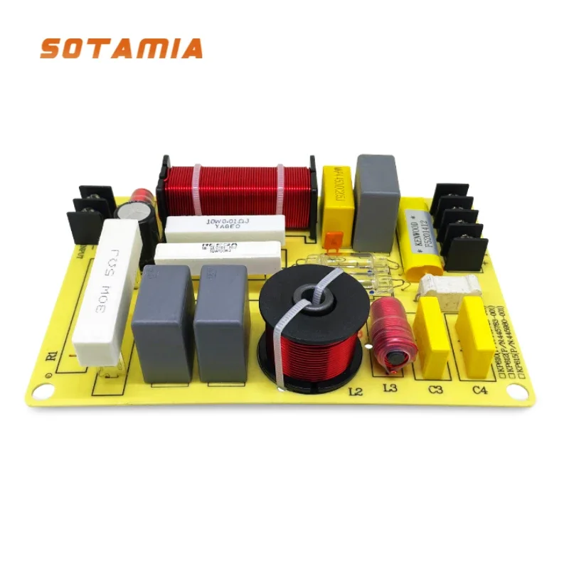

SOTAMIA 450W Two Way Crossover Divider Audio Speaker Frequency Crossover Filter 12 Inch 15 Inch Speaker Dedicated for Ktv Stage