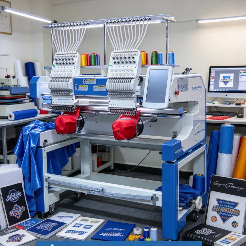 Factory Price New Automatic Single Head Computerized Embroidery Machine with Engine and Pump for Home Use and Clothing Industry