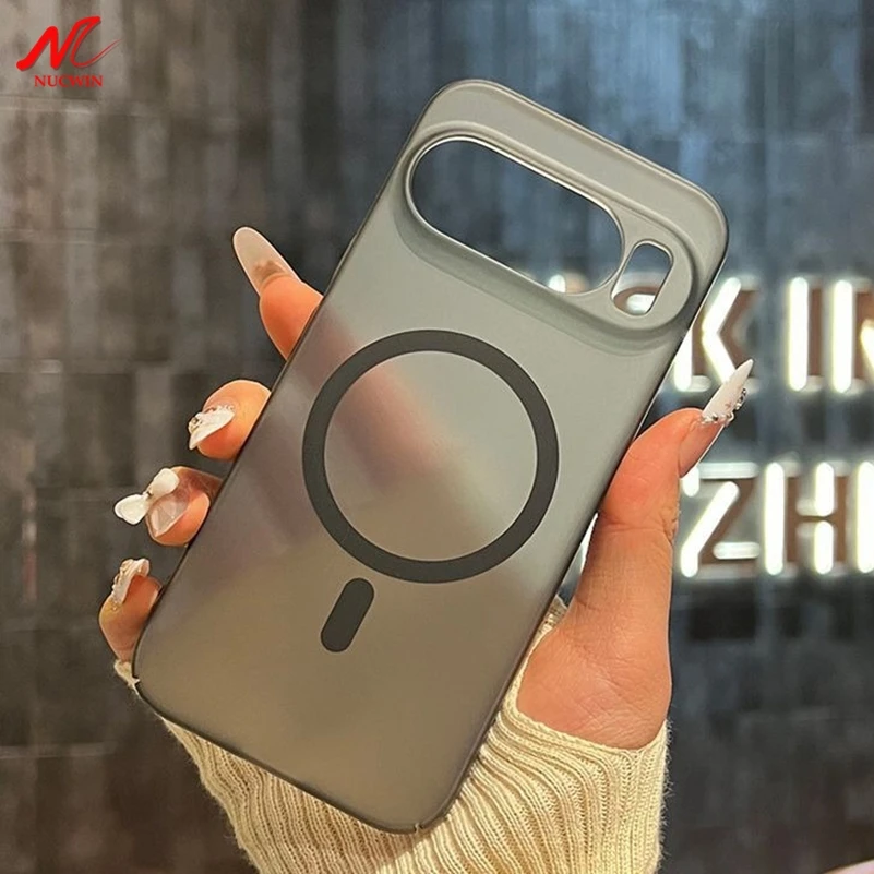 Custodia Magnetica Sottile Opaca di Lusso per MagSafe per Google Pixel 10A 9A 8A 7A 6A, Nuova Cover Morbida in TPU per Google 10 9 Pro XL 8 7 6 Pro