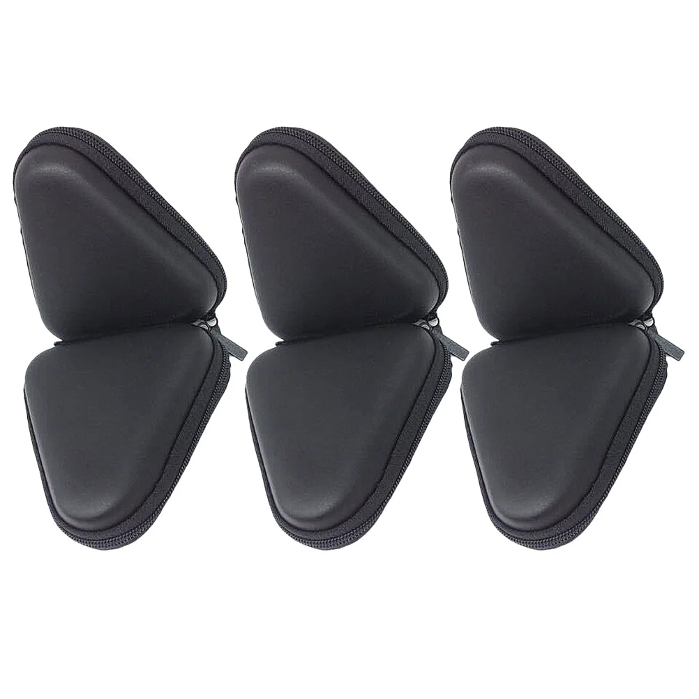 

3pcs Storage Bag Compact Portable Case For Earbuds Cables Peg-Top Holder Multi-Function Pouch Durable Organizer