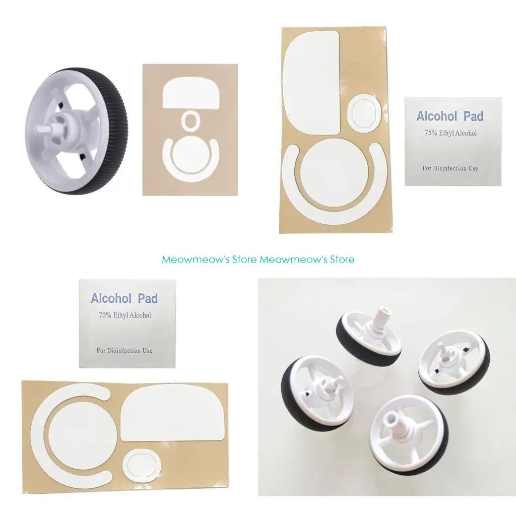 

W91A Precies Control Ghare Wheel и скользящие накладки для ног для Superlight Superlight Superlight Навигация в игре