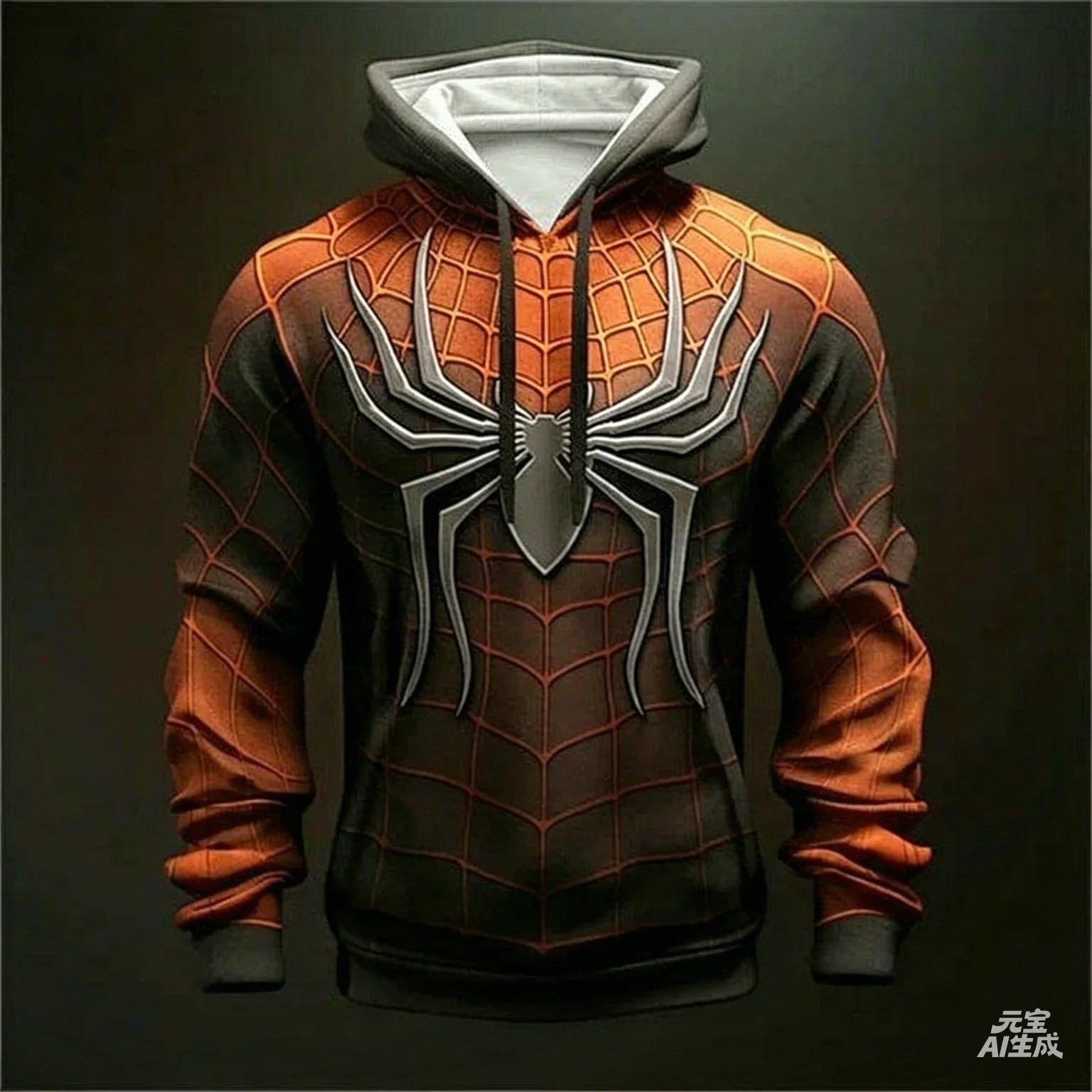 Spider Pattern Men's Fashion Hoodies Long Sleeve Autumn Winter 3D Print Street Hip Hop Sweatshirts 5XL Plus Size Casual Hoodies