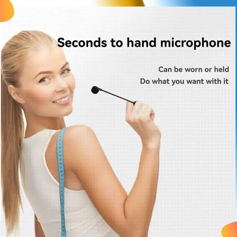 B48A 2 In1 Wireless Microphone Headset Transmitter Wireless Headset And Handheld Noise Reduction Mic For Voice Amplifier