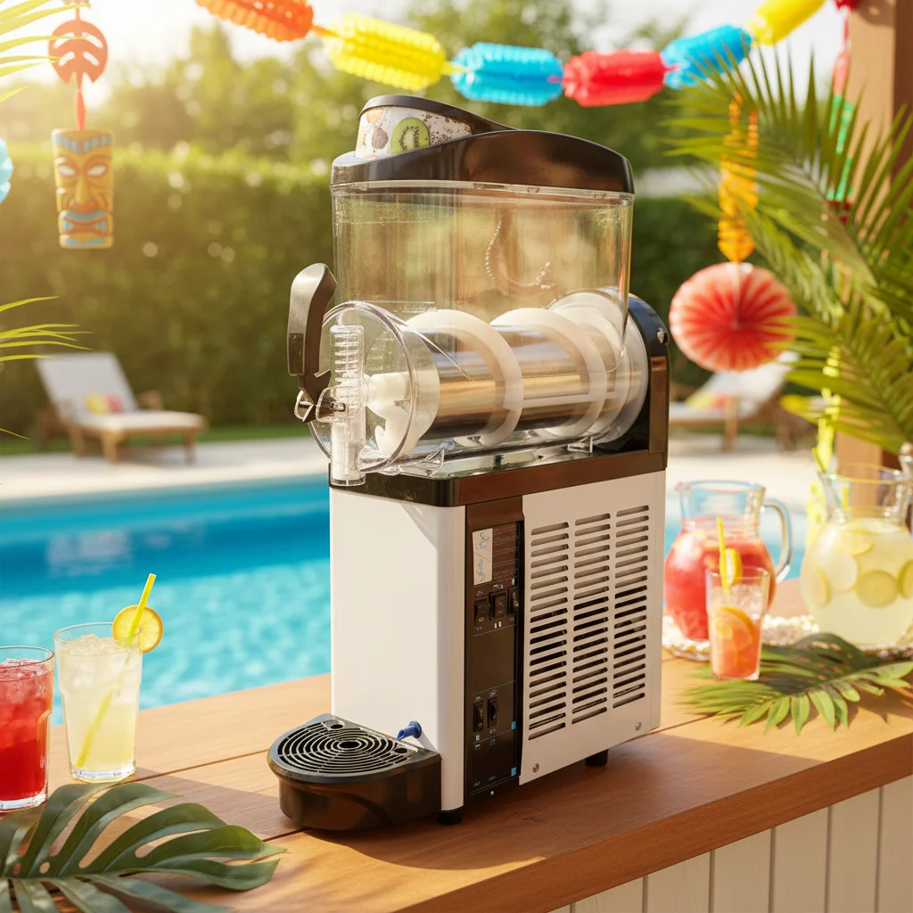 Máquina de Granita y Margarita de 12L, Venta Directa de Fábrica, Tanque Único, para Bebidas Congeladas