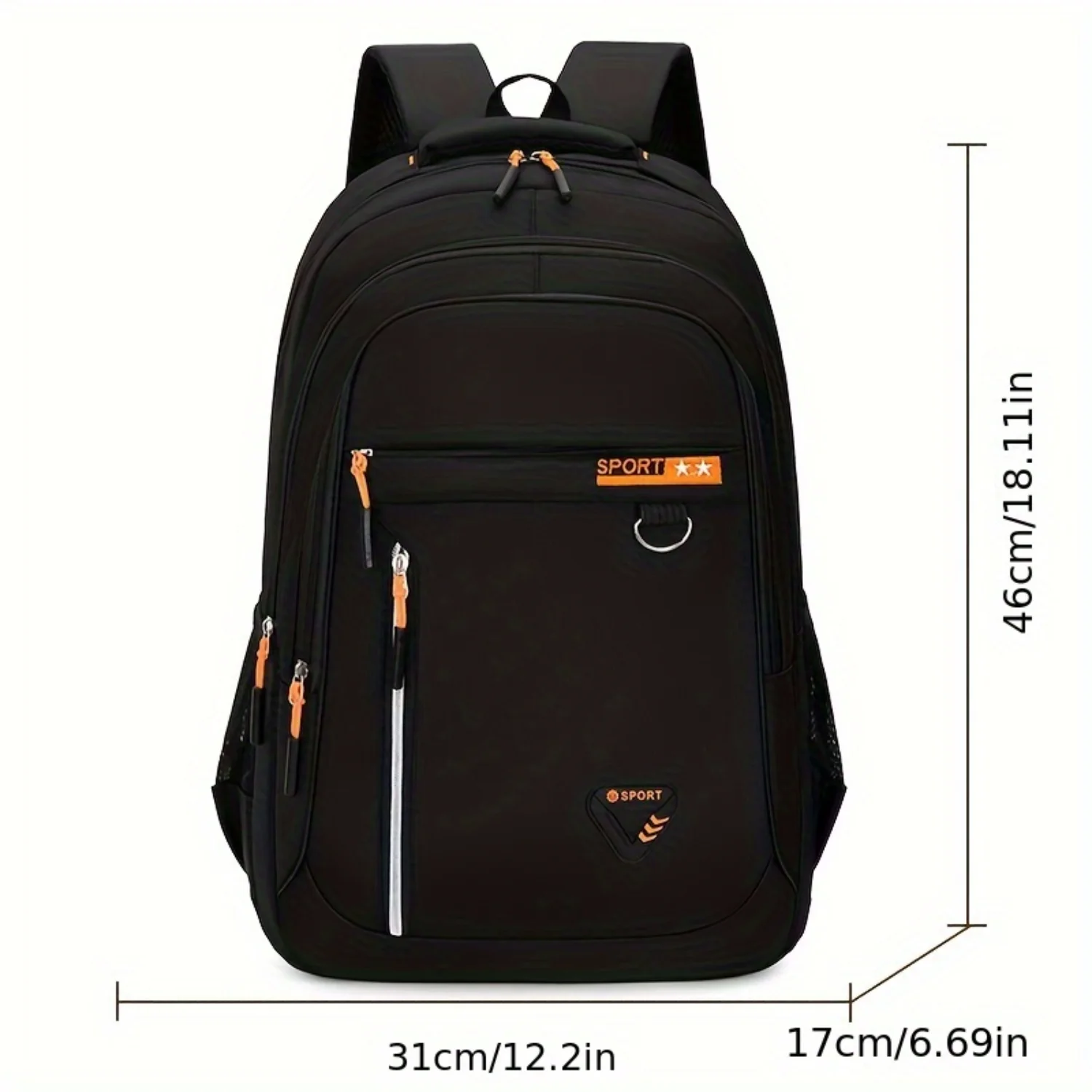 Large Capacity Waterproof Laptop Backpack for Students - Middle, High School, College