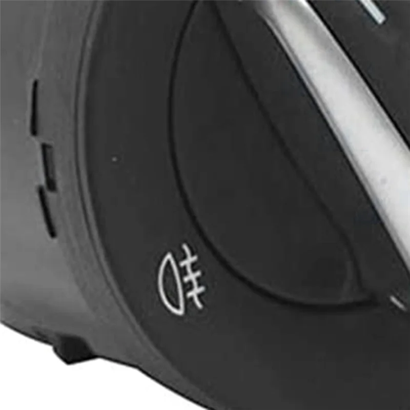 

1 PCS Car Headlight Switch Fog Light Switch Converter Black ABS For Sagitar Magotan Touguan Golf Passat 3C8288431B-AT