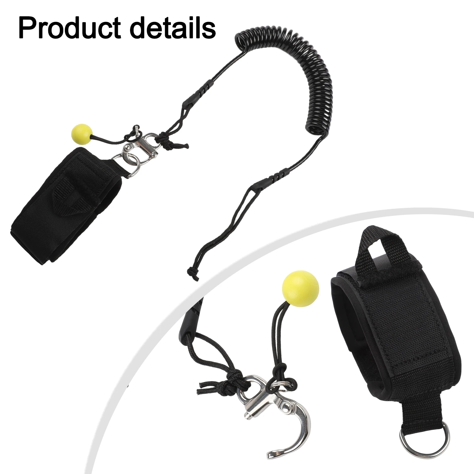 

Ремешок для крепления доски для серфинга к ноге, 5 мм, 70-300 см, эластичный, быстросъемный, пружинный тросик для лонгбордов, аксессуары для ремешков на лодыжку