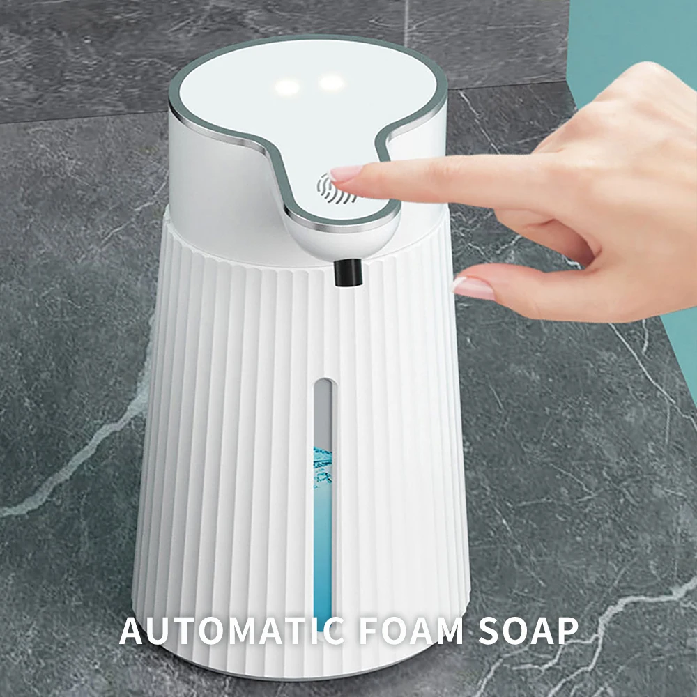 

Automatic Foam Soap Dispenser Large Screen Time Display Touchless Sensor Rechargeable Smart Foam Machine for Bathroom