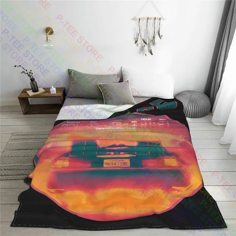 Back To The Future Movie Bttf-35 Blanket Velvet On Couch Coral Fleece Sofa Dedicated Mechanical Wash