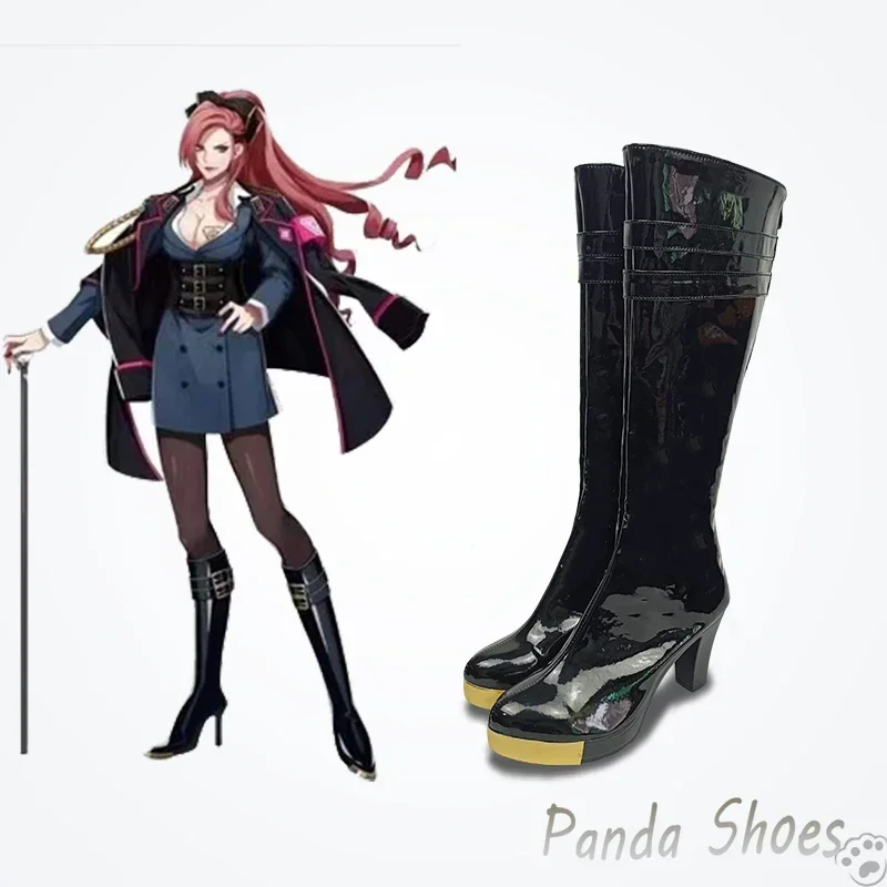 Division Rap Battle Kadenokōji Ichijiku Cosplay Shoes Cos Boots Anime Game Alternative Rap Battle Cosplay Costume Prop Shoes