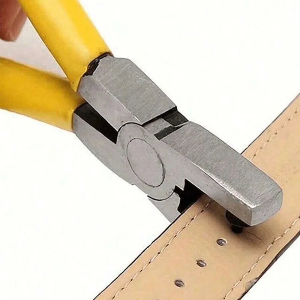 Professional Round Hole Punch Pliers, Leather Hole Punch Tool for Watch Straps, Thin Belts, Shoes, Fabrics & Dog Collars view 6