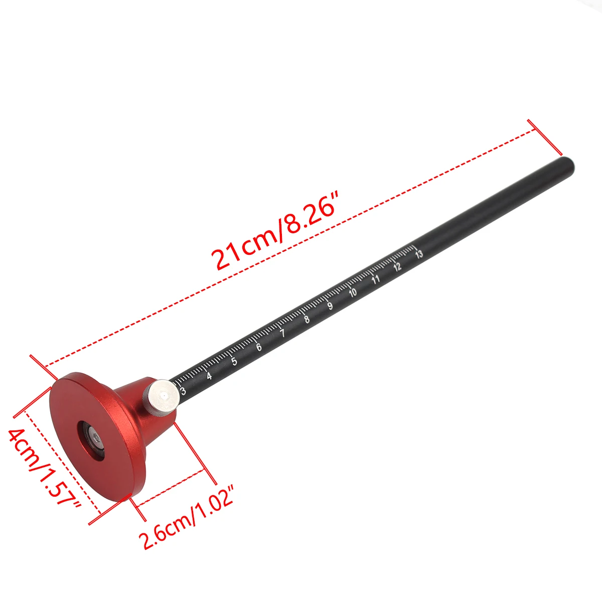 Wheel Marking Gauge Woodworking Scriber Dual Metric Inch Scale Parallel Line Drawing Mortise Measuring Ruler