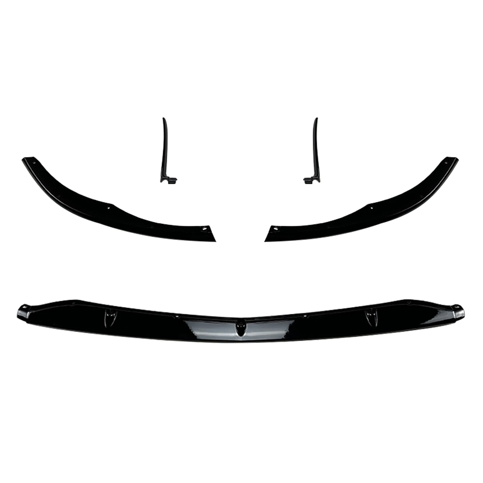 Front Bumper Spoiler Lip For Mercedes-Benz C-Class W205 C205 S205 C63 C63s AMG 2015-2022 Lower Body Splitter Blade Protector Kit