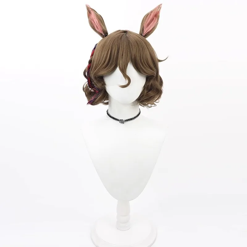 Uma Musume Pretty Derby Dancing City cosplay wig silicone scalp Halloween gift