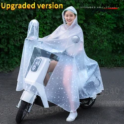 Riding raincoat Electric bicycle raincoat Single new motorcycle bike long full body rainstorm proof poncho rain suit