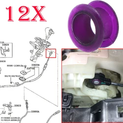 12X Automatic Transmision Shift Shifter Cable Bushing Linkage Grommet Repair Kit For Toyota Rav4 Hyundai Mazda Suzuki Lexus Fix