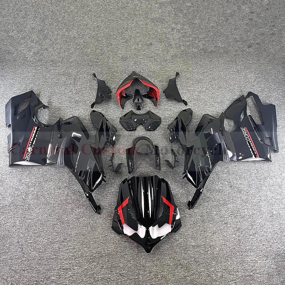 For Ducati Panigale v4 v4S 2018-2022 Motorcycle Protective Cover Black High Quality ABS Injection Molding Body Decoration Kit