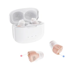 Mini Rechargeable Hearing Aids Digital 16 Channels CIC Invisible Portable Deaf Sound Amplifier For Adults Elderly Drop Shipping