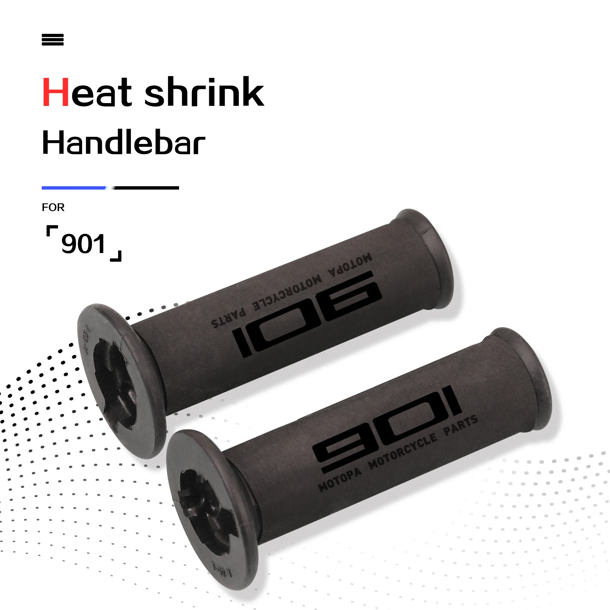 For Husqvarna NORDEN 901 Norden 901 2022 2023 Motorcycle Accessories No-slip Heat Shrink Handlebar Grips With 901 LOGO view 4