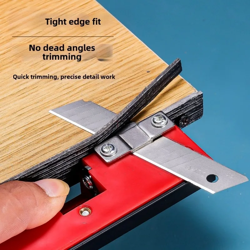 

2-in-1 Woodworking Edge Trimmer Multi-functional Chamfering and Trimming Machine Universal 90-degree Hand Plane Adjustable Tool