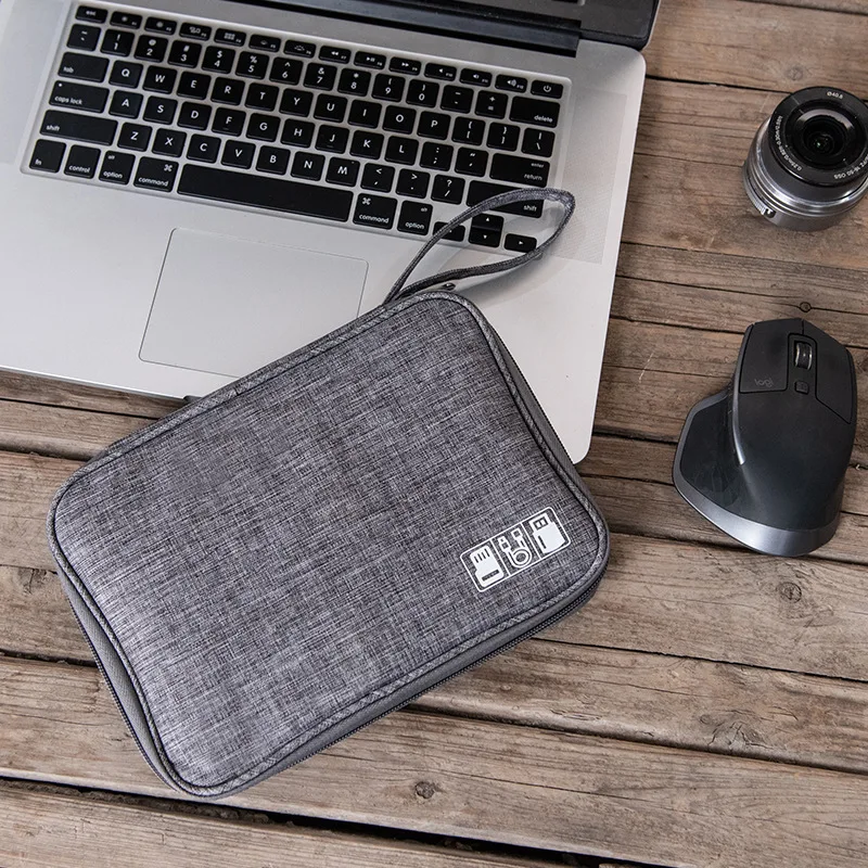 Cable Storage Bag Waterproof Digital Electronic Organizer Portable USB Data Line Charger Plug Storage Bag Travel Cable Organizer