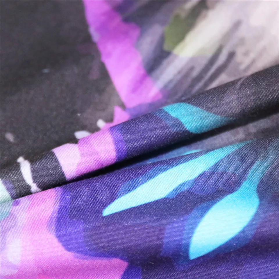 طقم سرير مخصص جديد مخصص ثلاثية الأبعاد لحاف مطبوع طقم أغطية مع وسادة التوأم كامل الملكة الملك الحجم جراب دروبشيبينغ #3