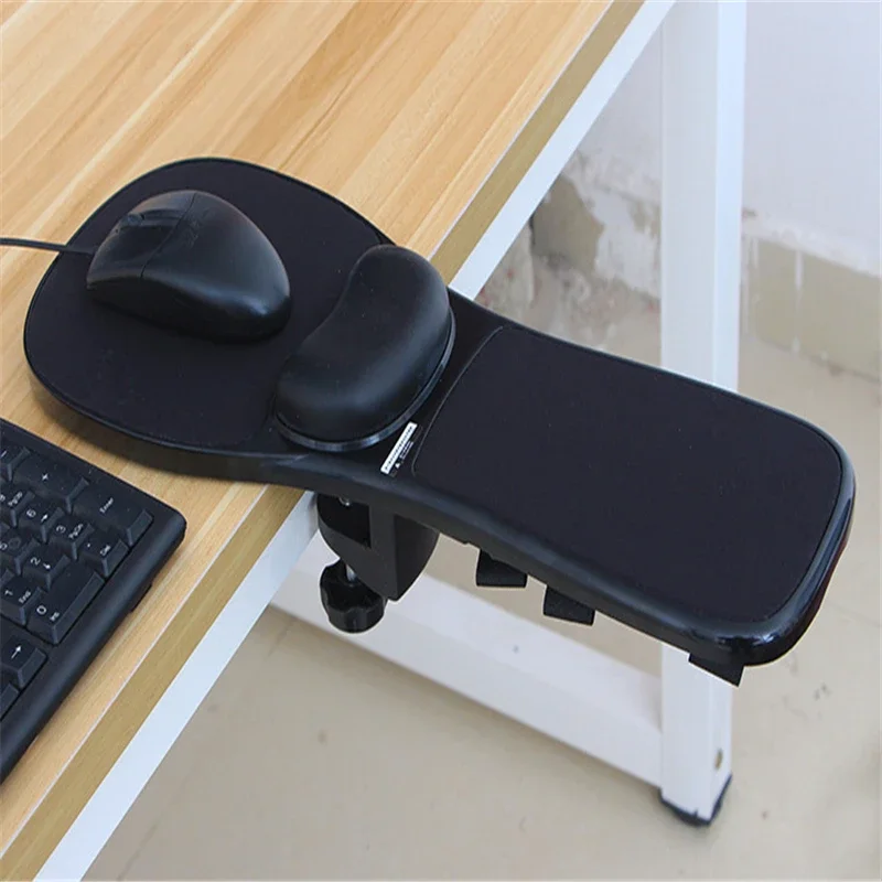 Chair Special Detachable Bracket Computer Hand Bracket Mouse Pad Black and White Wrist Anti-skid Arm Bracket for Office Supplies