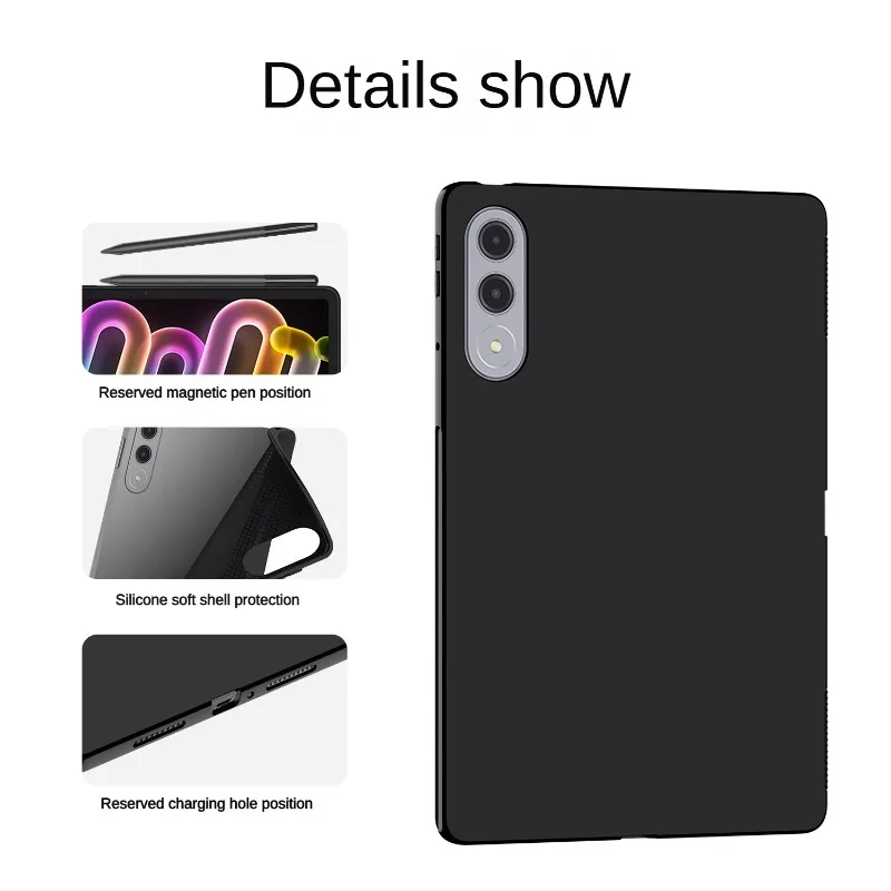 لينوفو شياو شين باد برو GT 11.1 بوصة 2025 اللوحي الغطاء الخلفي TB710FU 11.1 "غطاء سيليكون #4