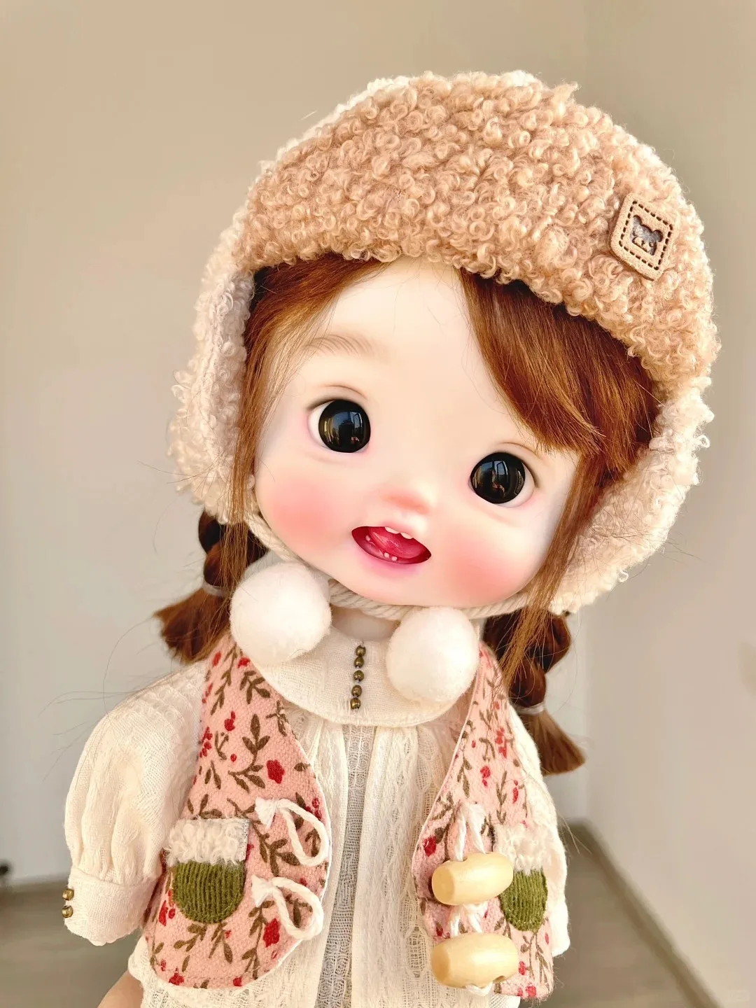 sd BJD doll 1/6-nuonuo  large head series doll resin material DIY makeup doll model toy Multiple  from stock