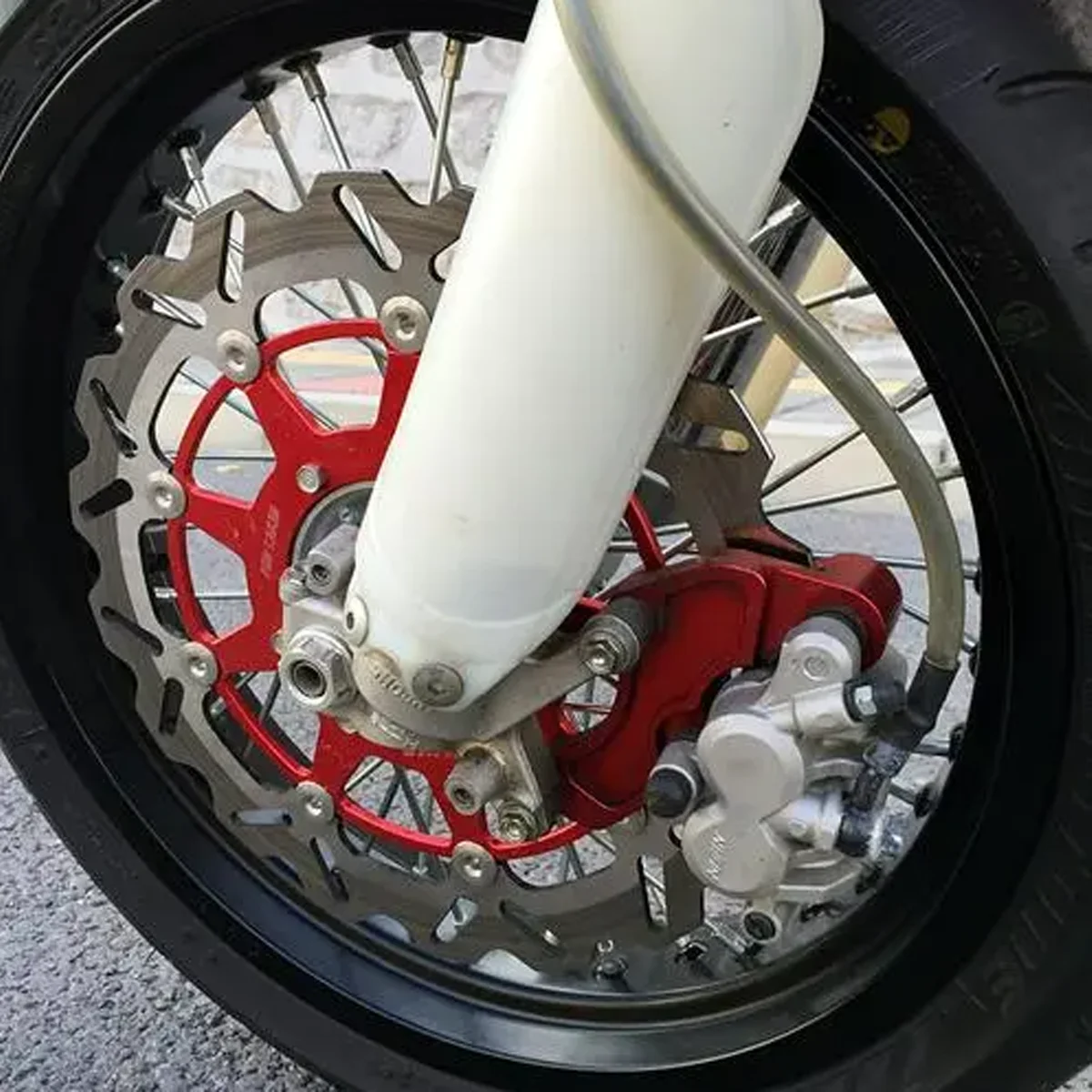 دراجة نارية 320 مللي متر الدوار القرص الجبهة العائمة قرص فرامل لهوندا CRF450RX 250RX CRF450X CRF250X CRF450R CRF250R 2004-2023 #2