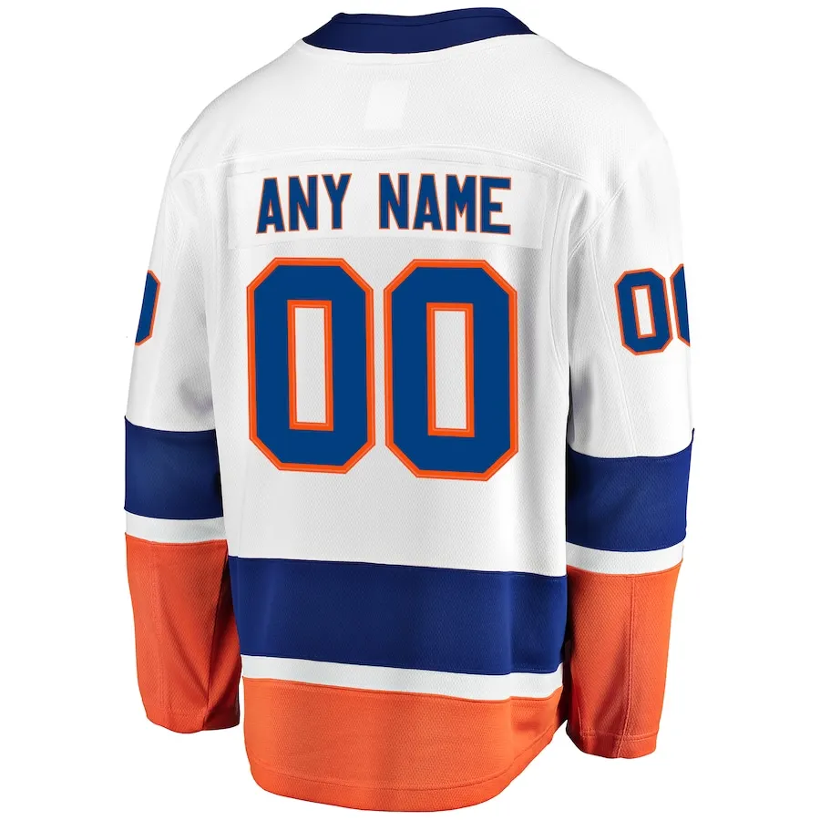 Customized Embroidery New York Hockey Jersey Men Women Youth Ice Hockey Uniform