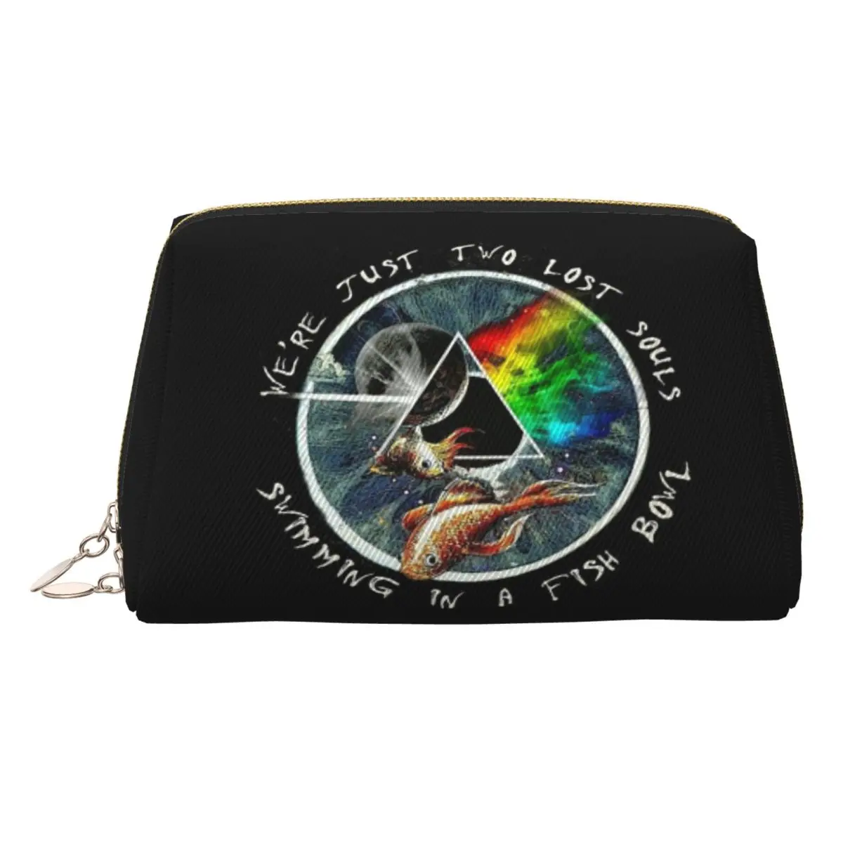 Singer Love Pink Band Floyd Women Cosmetic Bags Travel Makeup Organizer Pouch Toiletry Storage Dopp Kit Case