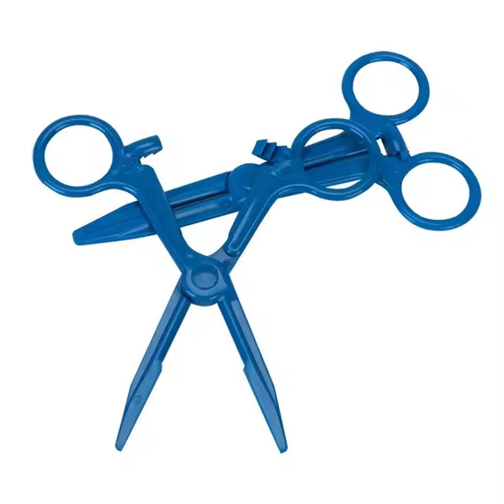 

100 шт. стоматологические одноразовые кровоостанавливающие щипцы синие пластиковые ножницы для стоматологической хирургии щипцы медицинское оборудование стоматологические инструменты