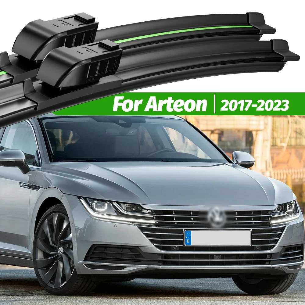 For Volkswagen VW Arteon 2017-2023 2pcs Front Windshield Wiper Blades 2018 2019 2020 2021 2022 Windscreen Window Accessories