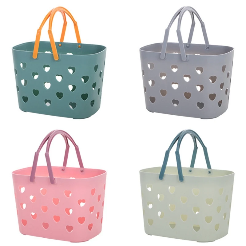 

AS60-Portable Clothing Bath Basket Bath Toiletries Plastic Storage Basket Toiletries Basket