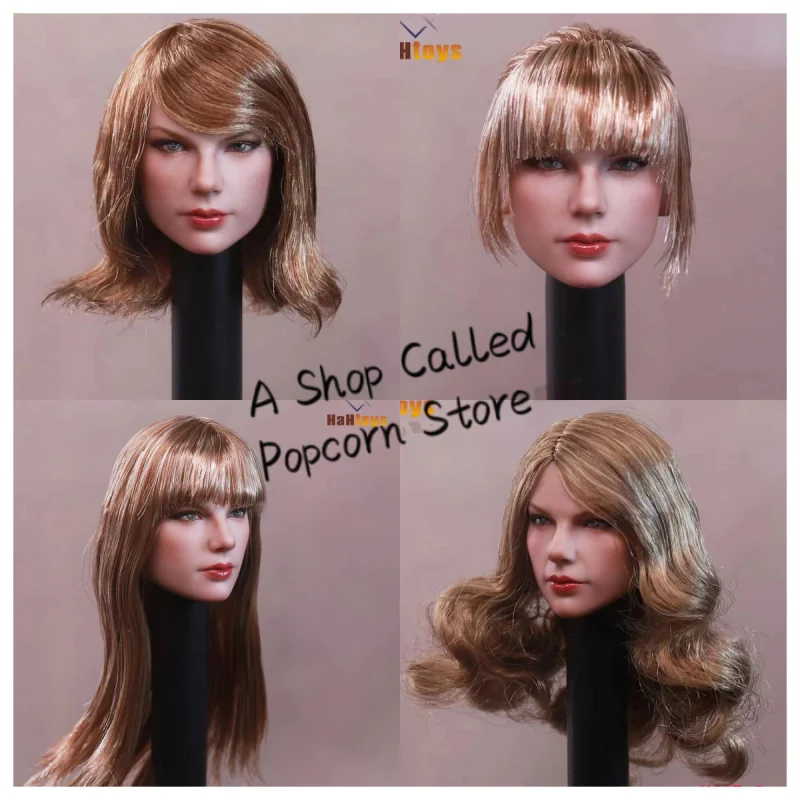 

HaHtoys H007 1/6 Scale Female Head Sculpt Model a Popular European and American Singer