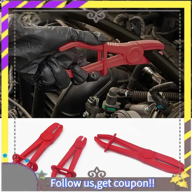ABXV-3PCS/Set Car Flexible Hose Clamps Pliers Kit Clamp Sealing Brake Fuel Line Cut Off Clamp Car Water Pipe Repair Fix Tools