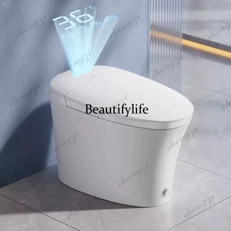 Smart toilet foam shield with water tank without water pressure integrated toilet Z896