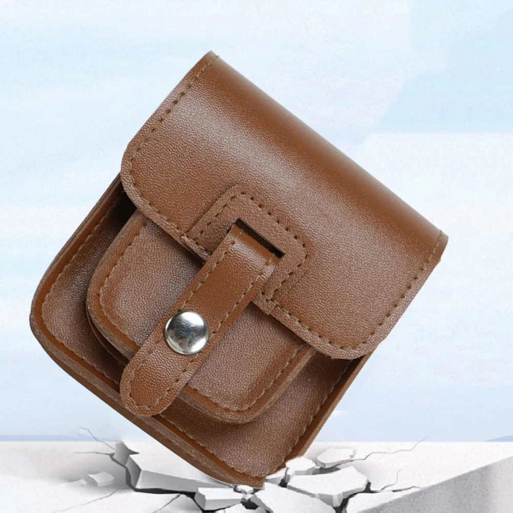 ل Anbernic RG34XXSP وحدة التحكم السفر حقيبة التخزين المضادة للخدش الجلود وحدة التحكم حقيبة واقية مكافحة سقوط في الهواء الطلق رفرف حقيبة التخزين