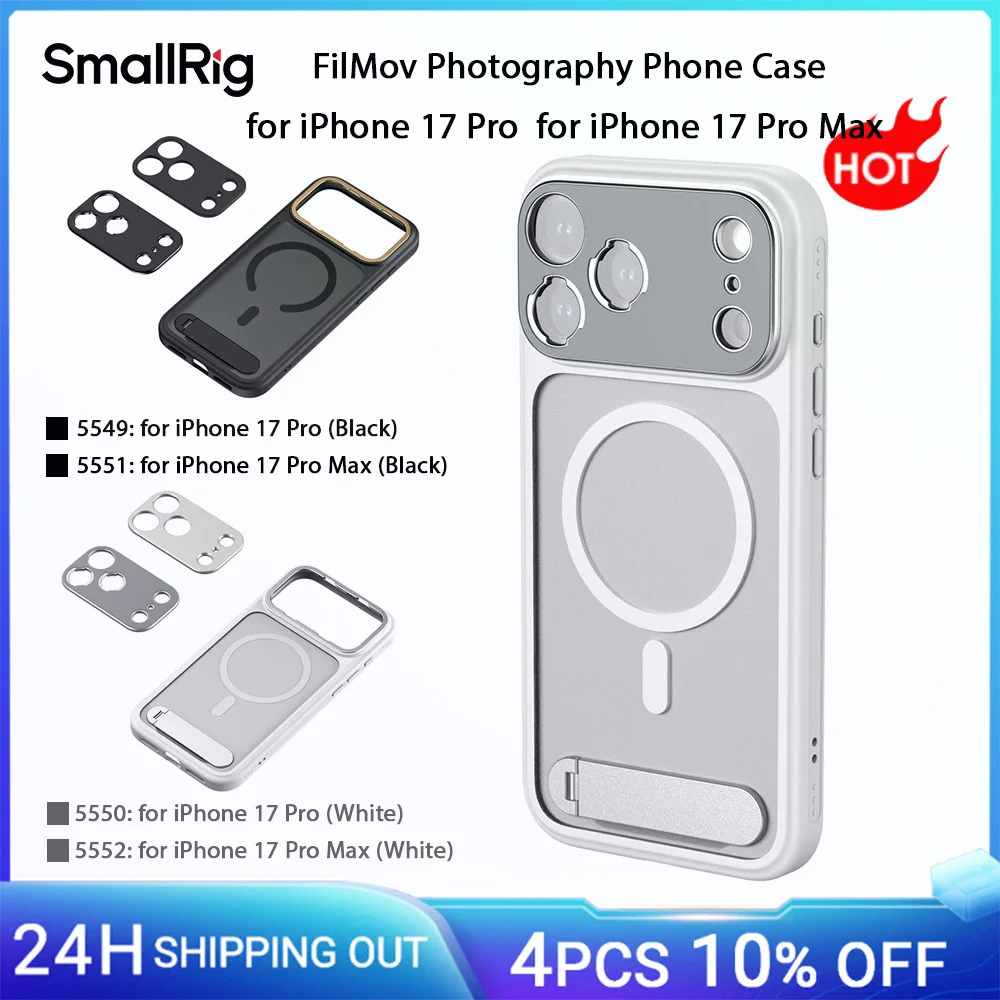 

SmallRig 17 Pro / Pro Max FilMov Photography Phone Case for iPhone 17 Pro/17 Pro Max Support Various Lenses / Filters Shooting